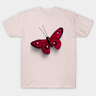 Real Pink Butterfly T-Shirt